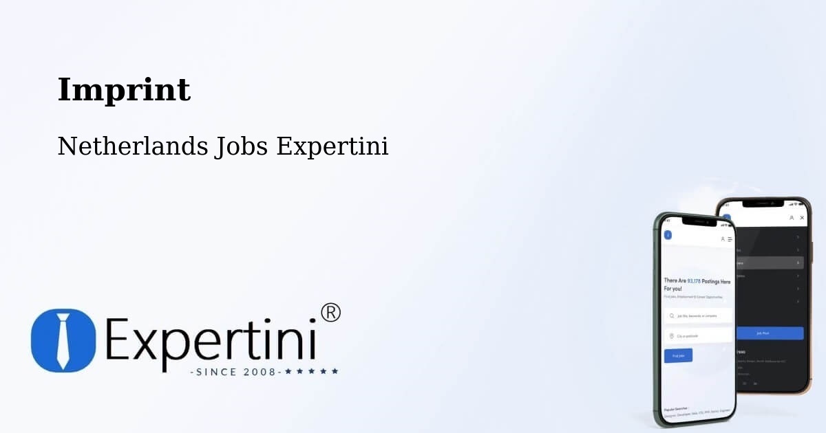 Imprint – Erp - Netherlands Jobs Expertini